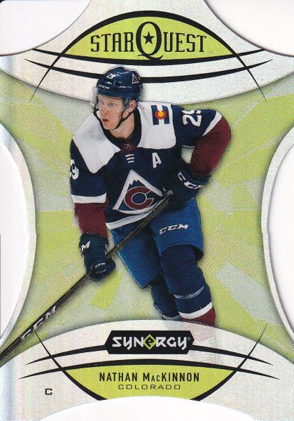 insert karta NATHAN MacKINNON 20-21 Synergy Star Quest číslo SQ-2