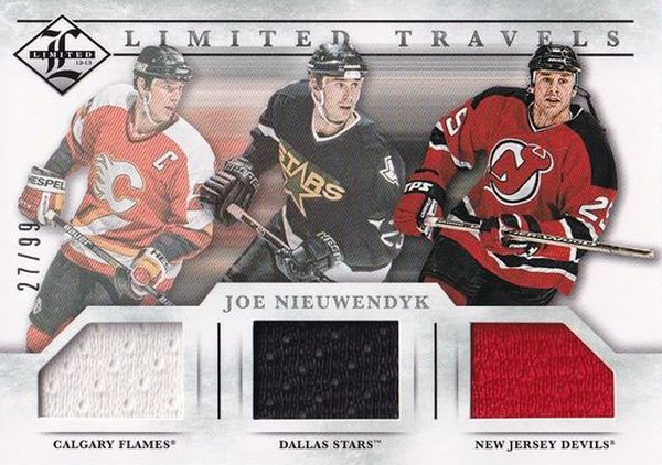 jersey karta JOE NIEUWENDYK 12-13 Limited Limited Travels /99