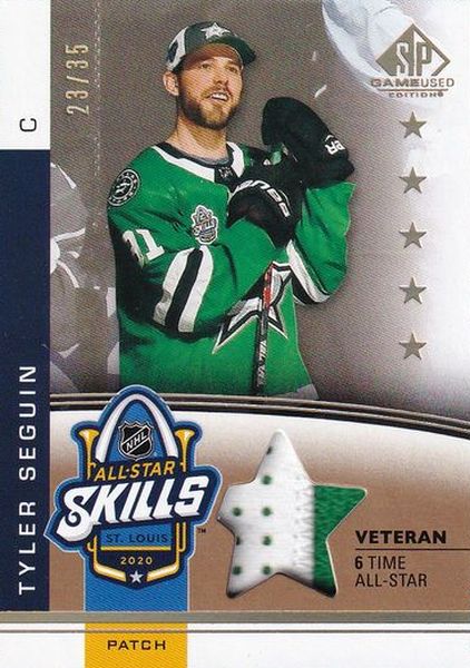 patch karta TYLER SEGUIN 20-21 SPGU All-Star Skills Veteran /35