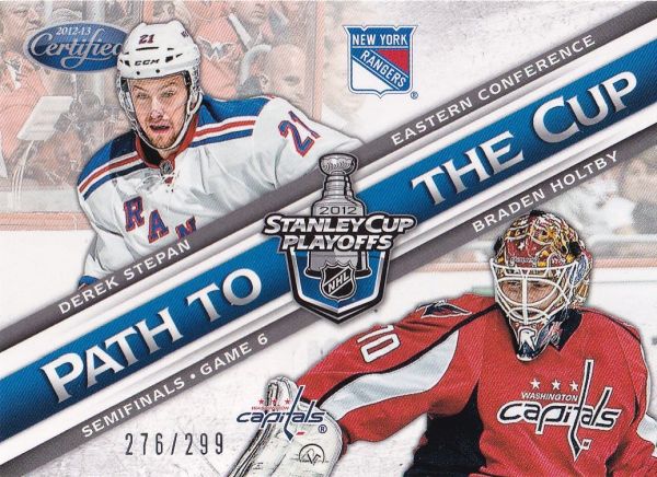 insert karta STEPAN/HOLTBY 12-13 Certified Path to the Cup /299