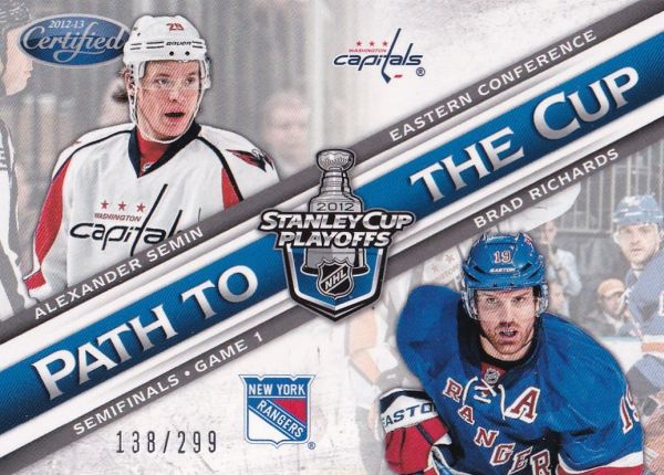 insert karta SEMIN/RICHARDS 12-13 Certified Path to the Cup /299