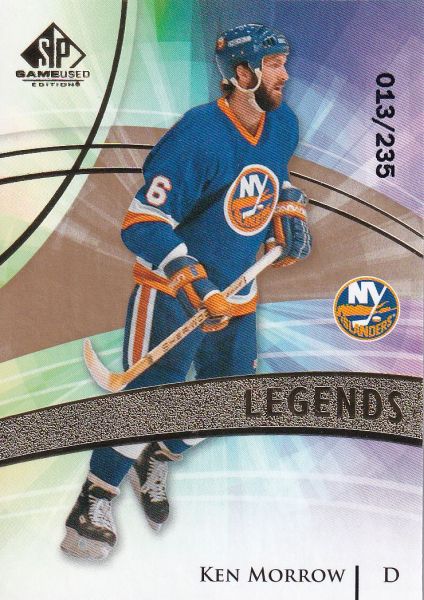 insert karta KEN MORROW 20-21 SPGU Legends Gold Burst /235