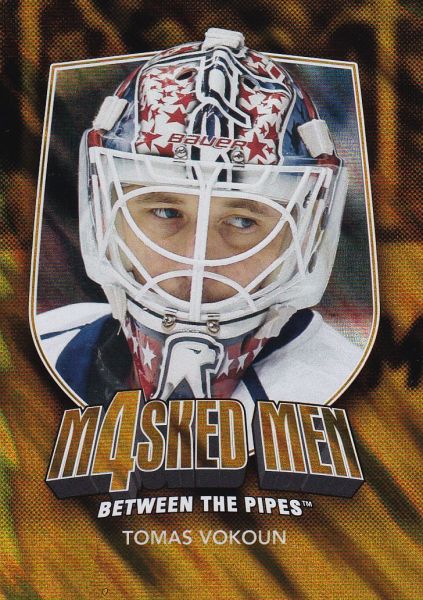 insert karta TOMÁŠ VOKOUN 11-12 BTP Masked Men 4 Gold /10