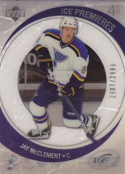 insert RC karta JAY McCLEMENT 05-06 UD Ice Ice Premieres /2999