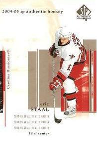 řadová karta ERIC STAAL 04-05 SP Authentic číslo 17