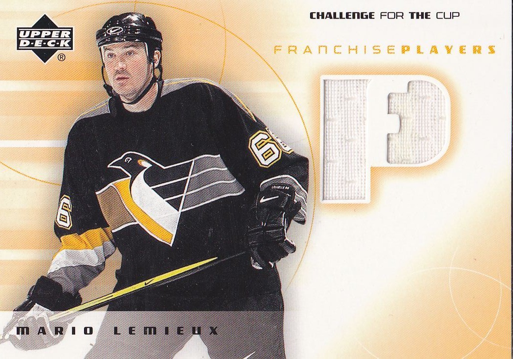 jersey karta MARIO LEMIEUX 02-03 Challenge for the Cup Franchise Players 