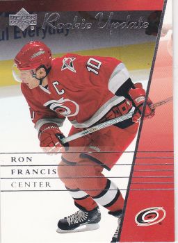 řadová karta RON FRANCIS 02-03 Rookie Update číslo 21