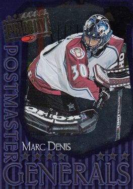 insert karta MARC DENIS 97-98 Donruss Priority Postmaster Generals /1500