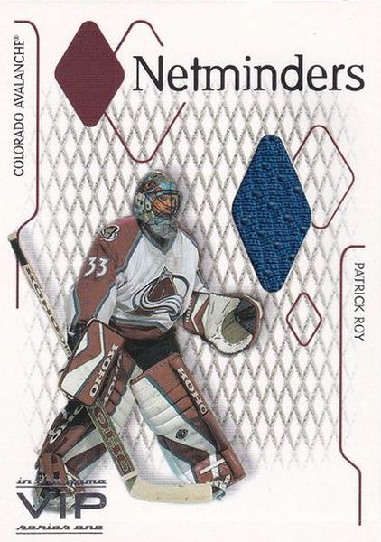 jersey karta PATRICK ROY 03-04 ITG VIP Netminders /50