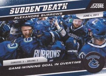 insert karta ALEXANDRE BURROWS 11-12 Score Sudden Death číslo 9