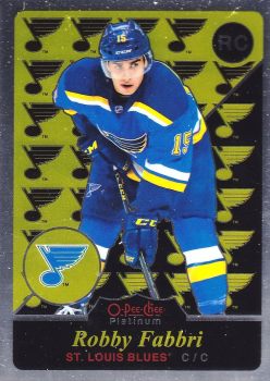 insert RC karta ROBBY FABBRI 15-16 OPC Platinum Rookie Retro číslo R95