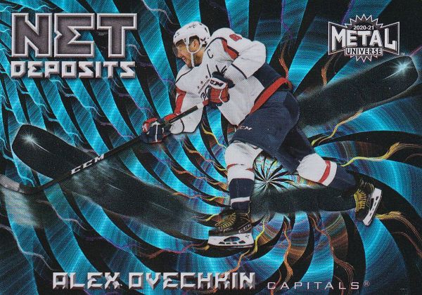 insert karta ALEX OVECHKIN 20-21 Metal Universe Net Deposits číslo ND-14