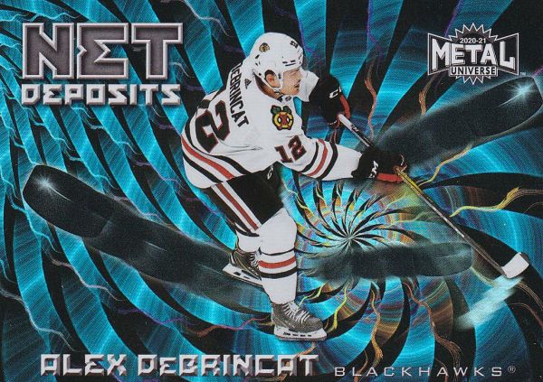 insert karta ALEX DeBRINCAT 20-21 Metal Universe Net Deposits číslo ND-12