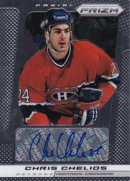 AUTO karta CHRIS CHELIOS 13-14 Prizm Autograph číslo A-C7