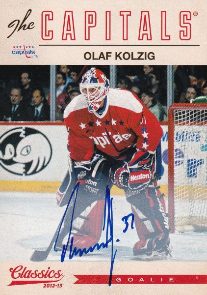 AUTO karta OLAF KOLZIG 12-13 Classics Signatures číslo 126