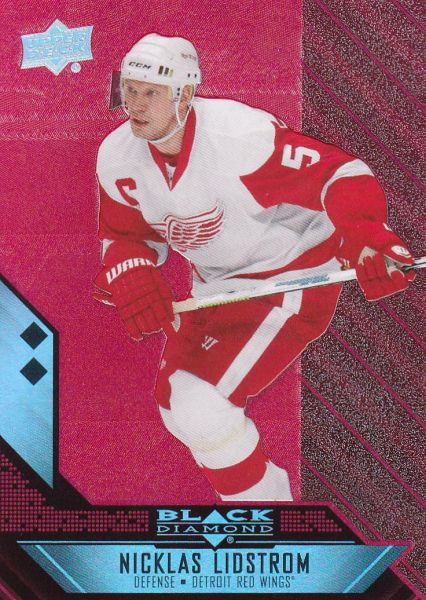 paralel karta NICKLAS LIDSTROM 14-15 Black Diamond Double Diamond Ruby /50