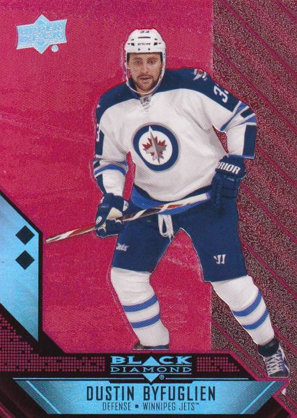 paralel karta DUSTIN BYFUGLIEN 14-15 Black Diamond Double Diamond Ruby /50