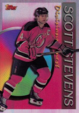 insert karta SCOTT STEVENS 94-95 Topps Divisions Finest Clear Cut číslo 7