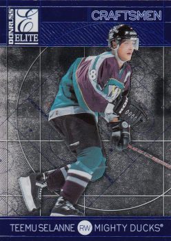 insert karta TEEMU SELANNE 97-98 Donruss Elite Craftsmen /2500