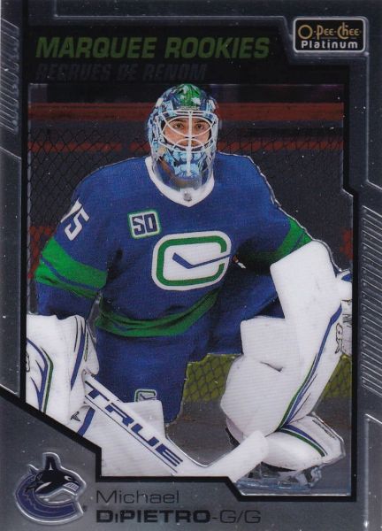 insert RC karta MICHAEL DiPIETRO 20-21 OPC Platinum Marquee Rookies číslo 172