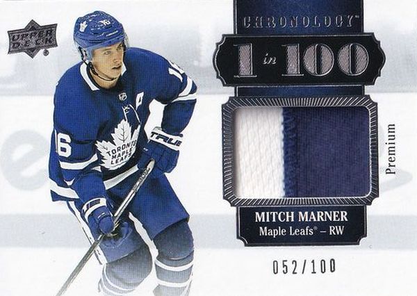 patch karta MITCH MARNER 19-20 Chronology 1 in 100 /100