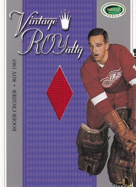 jersey karta ROGER CROZIER 03-04 Parkhurst Vintage Royalty /50