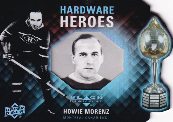 insert karta HOWIE MORENZ 11-12 Black Diamond Hardware Heroes /100
