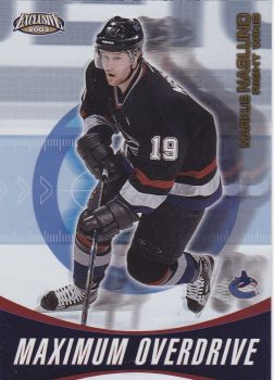 insert karta MARKUS NASLUND 02-03 Exclusive Maxium Overdrive číslo 19