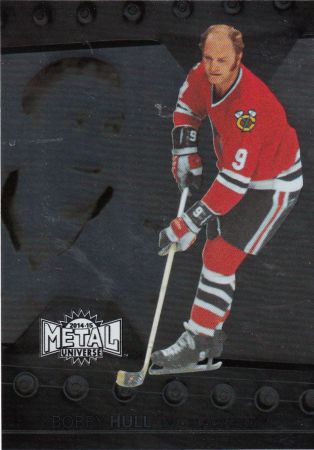 insert karta BOBBY HULL 14-15 Fleer Showcase Metal Universe číslo 20