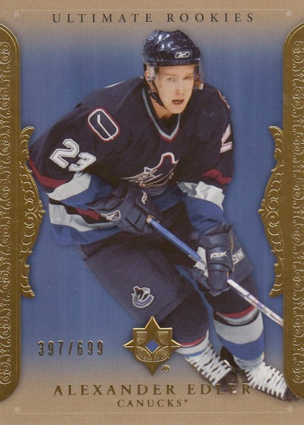 insert RC karta ALEXANDER EDLER 06-07 UD Ultimate Rookies /699