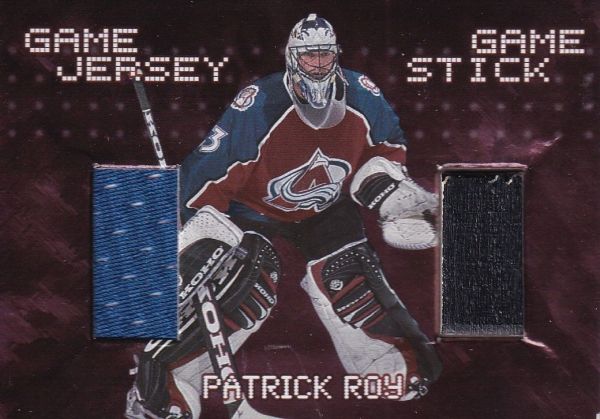 jersey stick karta PATRICK ROY 99-00 BAP Millennium Game Jersey Stick /40