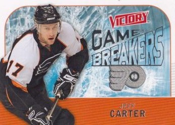 insert karta JEFF CARTER 09-10 Victory Game Breakers číslo GB17