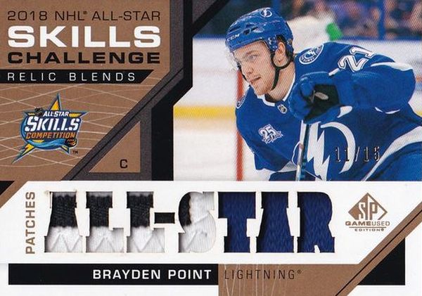 patch karta BRAYDEN POINT 18-19 SPGU Skills Challenge Relic Blends /15