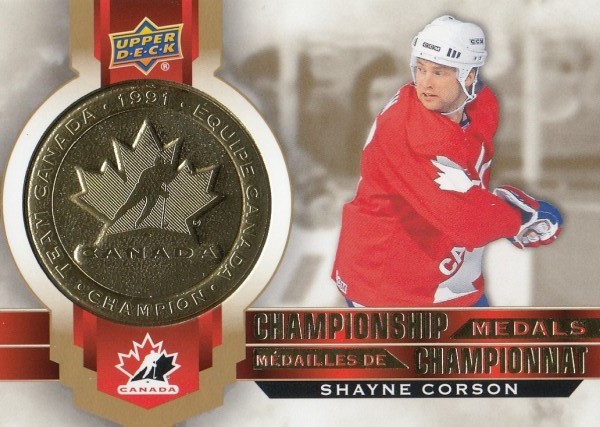 insert karta SHAYNE CORSON 21-22 Tim Hortons Championship Medals číslo M-11