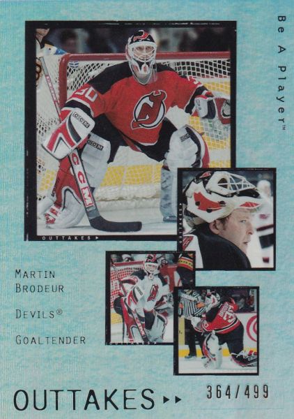 insert karta MARTIN BRODEUR 05-06 BAP Outtakes /499