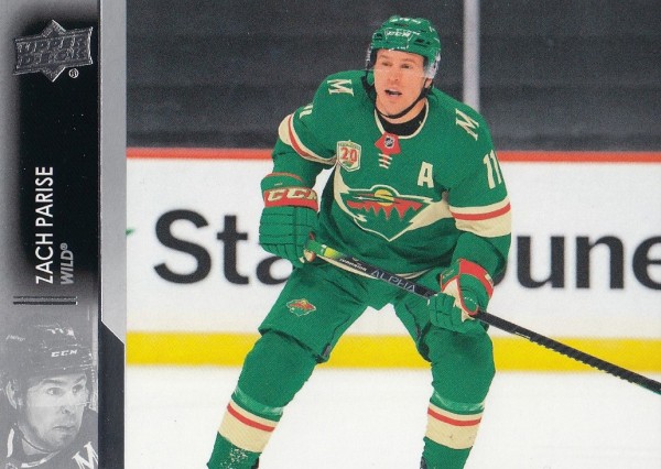 řadová karta ZACH PARISE 21-22 UD Ser. 1 číslo 91