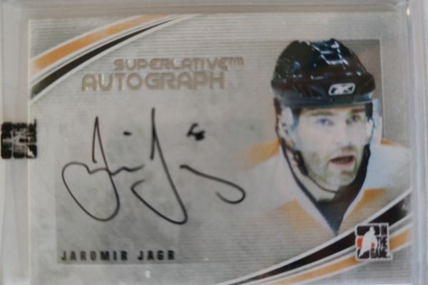 AUTO karta JAROMÍR JÁGR 12-13 ITG Superlative Autograph Silver /20