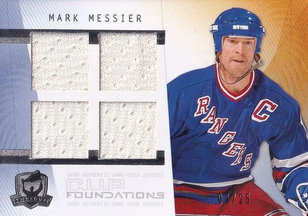 jersey karta MARK MESSIER 09-10 UD The Cup Foundations /25