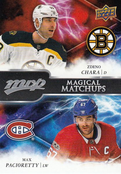 insert karta CHÁRA/PACIORETTY 18-19 MVP Magical Matchups číslo MM-1