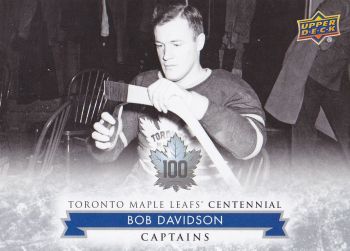 insert karta BOB DAVIDSON 17-18 Toronto Centennial Captains