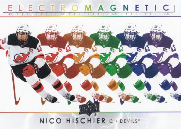 insert karta NICO HISCHIER 21-22 UD Ser. 1 Electromagnetic číslo EM-17