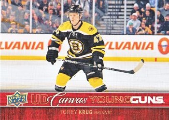 insert RC karta TOREY KRUG 12-13 UD Ser. 1 Young Guns Canvas číslo C91