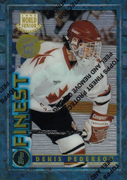 insert karta DENIS PEDERSON 94-95 Topps Finest WJC Super Team Winners číslo 163