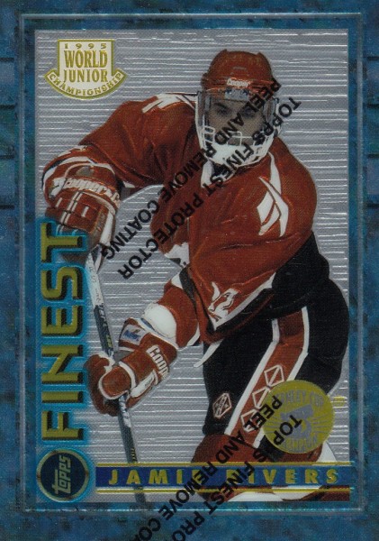 insert karta JAMIE RIVERS 94-95 Topps Finest WJC Super Team Winners číslo 152