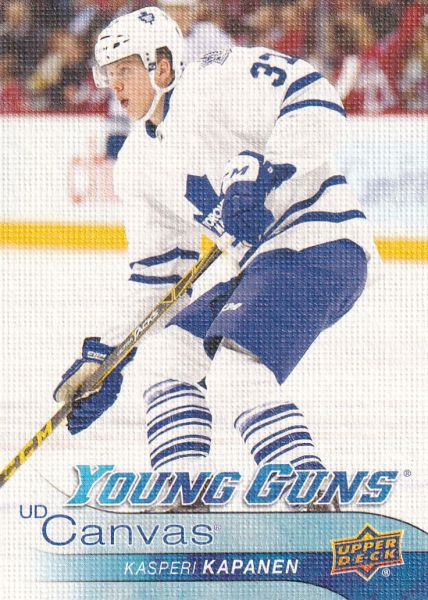 insert RC karta KASPERI KAPANEN 16-17 UD Ser. 2 Young Guns Canvas číslo C228