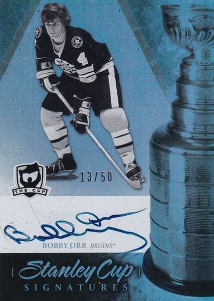AUTO karta BOBBY ORR 10-11 UD The CUP Stanley Cup Signatures /50
