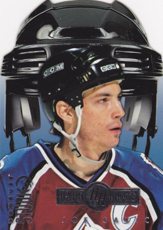 insert karta JOE SAKIC 97-98 Donruss Studio Hard Hats /3000