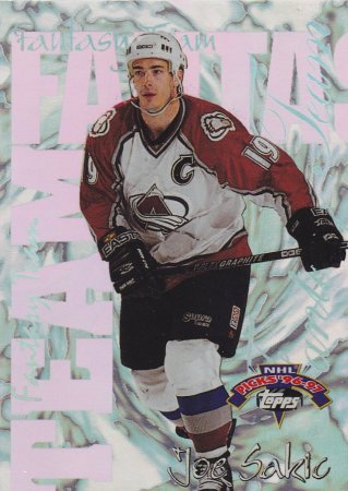 insert karta JOE SAKIC 96-97 Topps Picks Fantasy Team číslo FT20