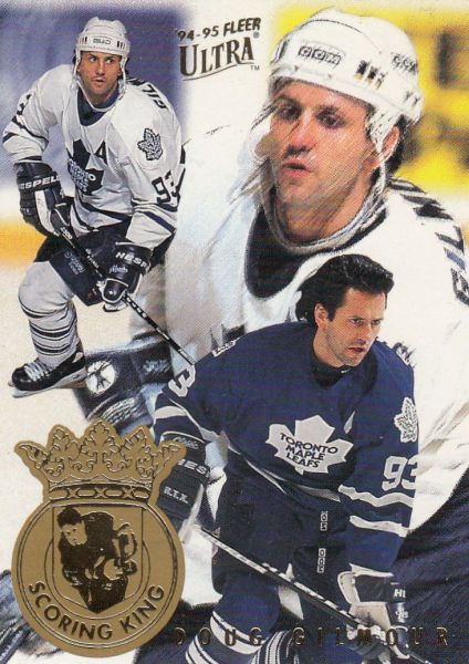 insert karta DOUG GILMOUR 94-95 Fleer Ultra Scoring King číslo 3 of 7