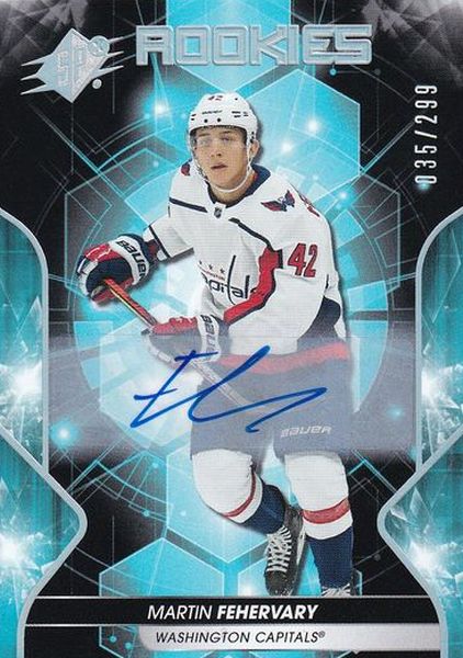 AUTO RC karta MARTIN FEHERVARY 19-20 SPx Rookies /299